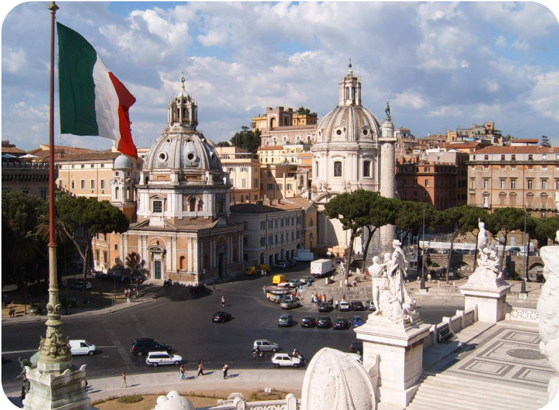Imagen de Sant’Angelo, Roma donde se encuentra el local de consignas para guardar equipaje