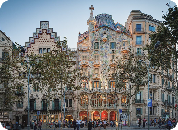 Imagen de Rambla Catalunya, Barcelona donde se encuentra el local de consignas para guardar equipaje