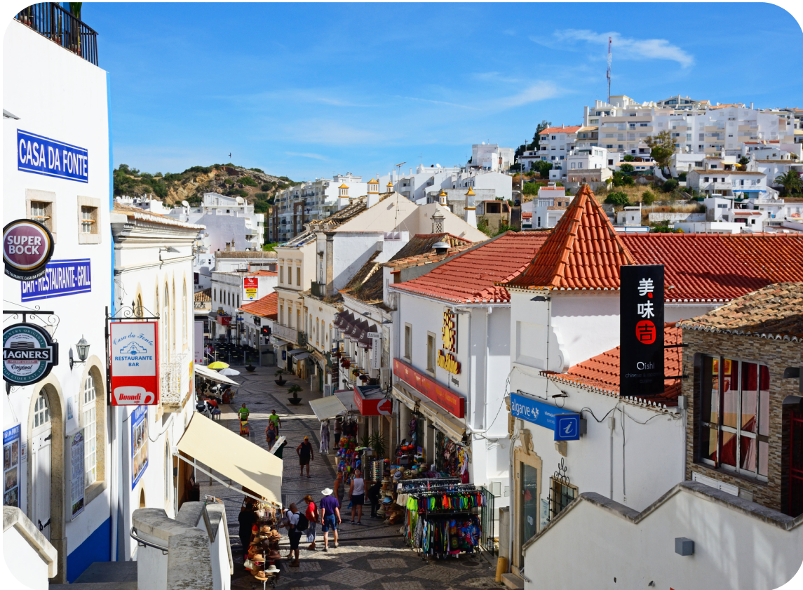 Imagen de Centro Histórico, Albufeira donde se encuentra el local de consignas para guardar equipaje