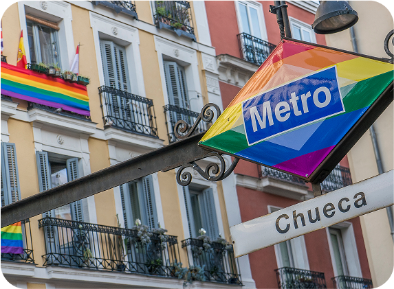 Immagine di Chueca, Madrid dove si trova il deposito bagagli