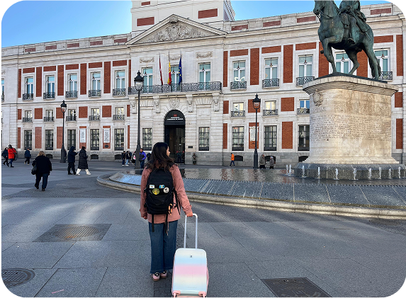 Image de Puerta del Sol, Madrid où se trouve la consigne à bagages