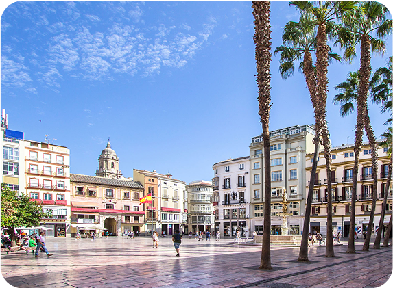 Imagen de Soho, Málaga donde se encuentra el local de consignas para guardar equipaje
