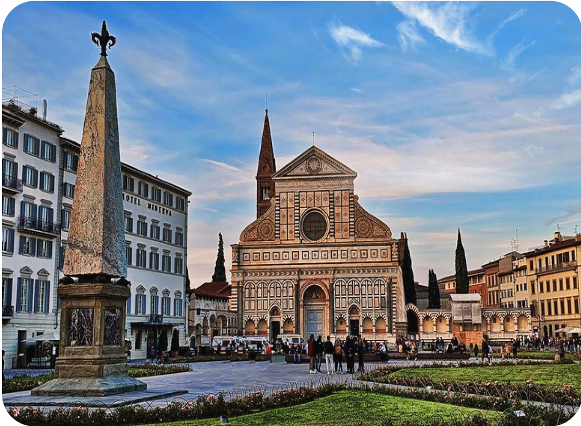 Image of Santa Maria Novella, Florence where the luggage storage facility is located